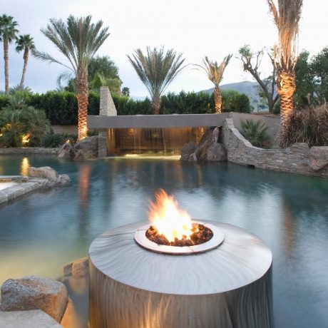 Pool Fireplace